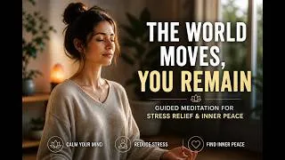 Thumbnail: The World Moves, You Remain | Guided Meditation for Stress Relief & Inner Peace