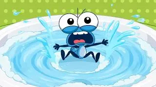 Thumbnail: Bob Gets Sucked into the Bathtub! 🛁🌀 | BOB ZOOM INTRO RIVISED | ORANGE VOCODER