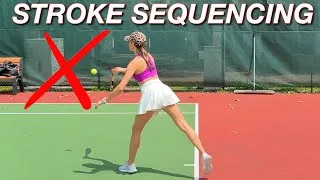 Thumbnail: Beginner Tennis Forehand & Backhand Sequencing with New Anna