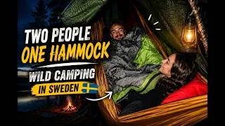 Thumbnail: Can Two People Actually Sleep in One Hammock? | Wild Camping Sweden