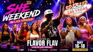 Thumbnail: SHE Weekend LIVE in Las Vegas | Flavor Flav Celebrates Women's Sports 🏆- InVegas Entertainment