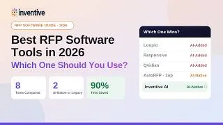 Thumbnail: Best RFP Software Tools in 2026: Which RFP Response Software Should You Use?