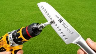 Thumbnail: 🔪 Razor-Sharp Knives in 1 Minute! 3 Easy Sharpening Tricks Anyone Can Do at Home
