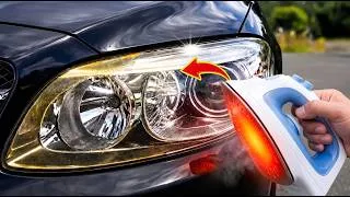 Thumbnail: Billions of People Don't Know This: A Clothes Iron Can Make Your Headlights Shine Like New! 😱