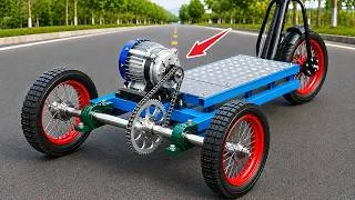 Thumbnail: A Farmer's Crazy Idea! Turning a Broken Bicycle into a Super-Fast Motorized Scooter.
