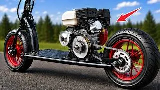 Thumbnail: Even NATO Professors Never Thought of This! A Scooter Powered by a High-Power 2-Stroke Engine.