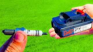 Thumbnail: How to make a simple welding machine from candles at home! Making welding machine  1/5 volt battery