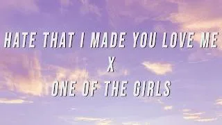Thumbnail: hate that i made you love me x one of the girls (TikTok Mashup) [Lyrics]