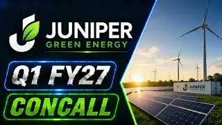 Thumbnail: Juniper Green Energy Q1 FY27 Concall: Solar, Wind & Hybrid Pipeline Powers the Next Growth Phase