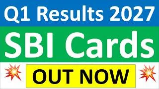 Thumbnail: SBI Cards q1 results 2027 | SBI Cards results today | SBI Cards Share News | SBI Cards latest news