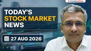 Thumbnail: Daily Stock Market News(27-August-2026): BEL, Adani & L&T Win Orders & Monsoon Deficit
