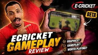 Thumbnail: Good & Bad ! ECRICKET BETA ONE & ONLY Honest opinion about - Gameplay experience review