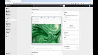 Thumbnail: How to add a blog post. No audio