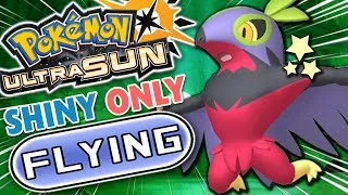 Thumbnail: I tried a hardcore nuzlocke with SHINY FLYING POKEMON ONLY... It got crazy