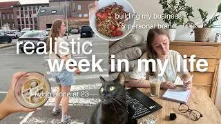 Thumbnail: I'M BACK! realistic week as a 23 y/o working from home
