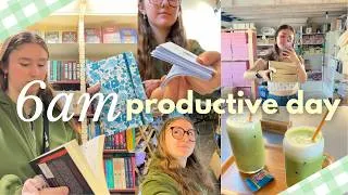 Thumbnail: waking up at 6am *productive day in my life* | working at the office, shopping, packing orders
