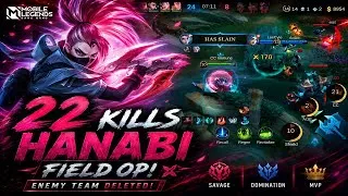Thumbnail: HANABI DESTROYS EVERYONE! 😱 MLBB Ranked Gameplay