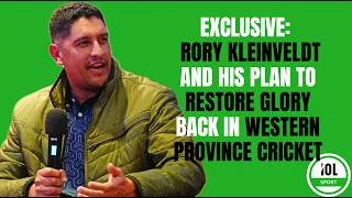 Thumbnail: Rory Kleinveldt on Coaching Western Province, Nurturing Young Talent & Restoring Winning Culture