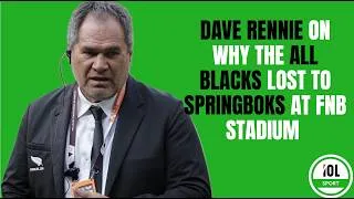 Thumbnail: Dave Rennie Breaks Down All Blacks’ Loss to Springboks at FNB Stadium
