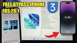 Thumbnail: iCloud Bypass iOS 26.1 🔥 Remove iPhone iCloud Lock | 100% Working (2025)