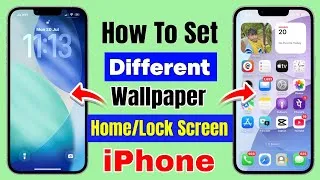 Thumbnail: how to set different wallpaper on iPhone lock screen and home screen |iPhone different wallpaper set