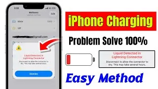 Thumbnail: How to fix liquid detected in lightning connector | liquid detected in lightning connector iphone 13