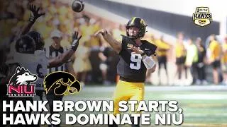 Thumbnail: Hank Brown starts, Hawkeye offense impresses against overmatched Huskies
