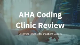 Thumbnail: Coding clinic review | important