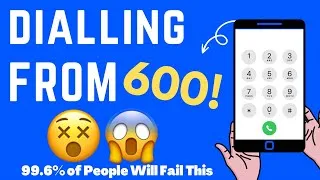 Thumbnail: IPhone Dial Tapping From “600” As Fast As I Can | IPhone Dial Challenge