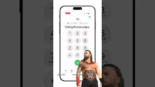 Thumbnail: Calling ROMAN REIGNS - The Tribal Chief | IPhoneDial #shorts