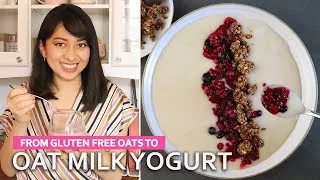 Thumbnail: Thick Homemade Oat Milk Yogurt Recipe | Soy, Nut, & Coconut Free