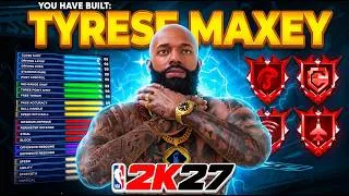 Thumbnail: IPODKINGCARTER OFFICIAL NBA 2K27 PS5 BUILD! BEST POINT GUARD TYRESE MAXEY BUILD FOR LAYUPS & MIDDYS!