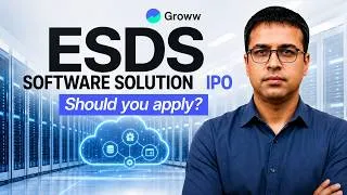 Thumbnail: ESDS Software IPO Review 2026 | Business, Financials & Key Risks