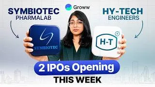 Thumbnail: Symbiotec Pharmalab IPO & Hy-Tech Engineers IPO Review 2026 | Complete IPO Analysis