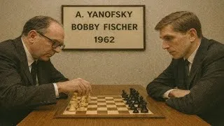 Thumbnail: Bobby Fisher VS Daniel Yanofsky,  🌎 World Championship 1962, Sweden, #trending #ChessBase ♟️
