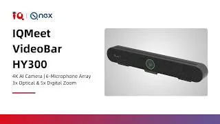 Thumbnail: IQMeet HY300 4K AI VideoBar | Video Conferencing for Medium & Large Meeting Rooms