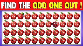 Thumbnail: 🍎 Spot the Odd Fruit Emoji | Only 1% Can Find All 30!