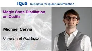 Thumbnail: Michael Cervia: Magic State Distillation on Qudits: Building Good Codes with Algebraic Geometry