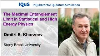 Thumbnail: Dmitri E. Kharzeev: The Maximal Entanglement Limit in Statistical and High Energy Physics