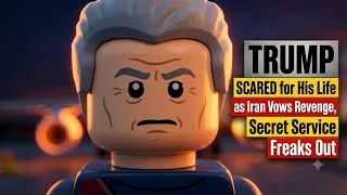 Thumbnail: Trump SCARED for His Life as Iran Vows Revenge, Secret Service Freaks Out — [LEGO] [Bill Clinton] 