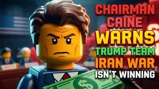 Thumbnail: Chairman Caine Warns Trump Team Iran War Isn't Winning [Lego ] & [ Bill Clinton ] [Slow English ]