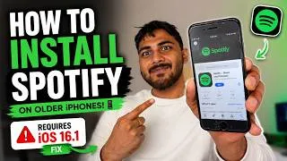 Thumbnail: How to Install Spotify on Older iPhones! 📱 “Requires iOS 16.1” Fix