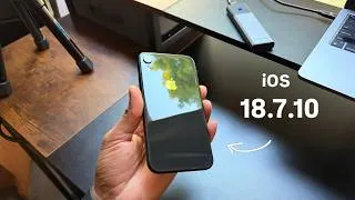 Thumbnail: iPhone XR on iOS 18.7.10 | iOS 18.7.10 is here for the iPhone XR! 📱