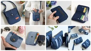 Thumbnail: ✅ 4 Old Jeans Ideas 🌿  DIY Denim Bags and Wallets 🌱 Compilation ♻️ Upcycled Craft 🪴 Bag Tutorial