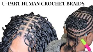 Thumbnail: U-PART BOHO HUMAN HAIR CROCHET BRAID ✨️