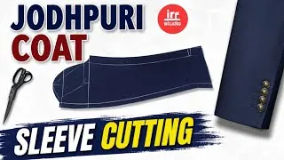 Thumbnail: Jodhpuri Coat Sleeve Cutting | Step by Step Full Tutorial | Perfect Sleeve Drafting