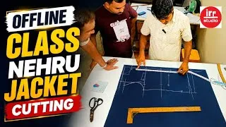 Thumbnail: Offline Class Nehru Jacket Cutting | Step-by-Step Pattern Making Tutorial | Tailoring Class Hindi