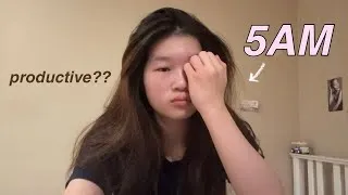 Thumbnail: i tried waking up at 5AM for a week… (realistic)