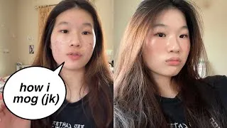 Thumbnail: Toasty Warm-Tone Makeup 🍂using my makeup before it expires
