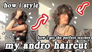 Thumbnail: my perfected androgynous hair routine 💆🏻 (haircut details, styling routine, and favorite products!!)